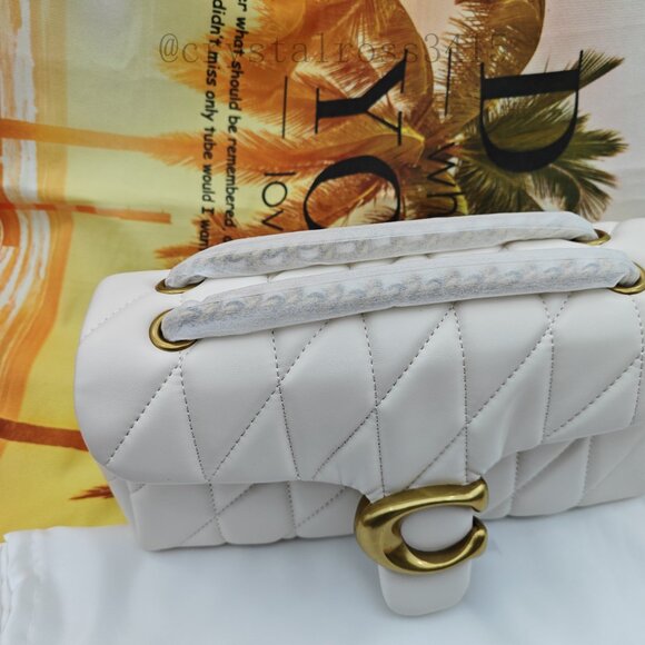 Coach tabby shoulder bag 26 with quilting white - Picture 2 of 13